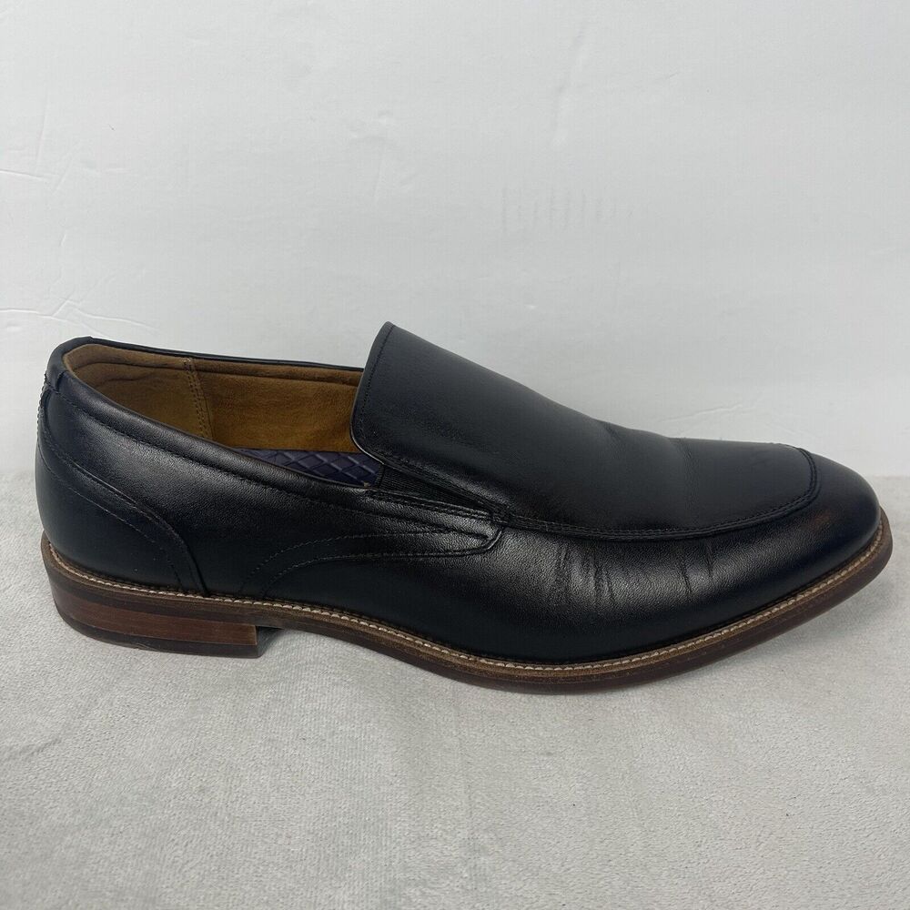 Florsheim Rucci Moc Toe Slip-On Black Loafer Mens‎ Size 10M New In Box
